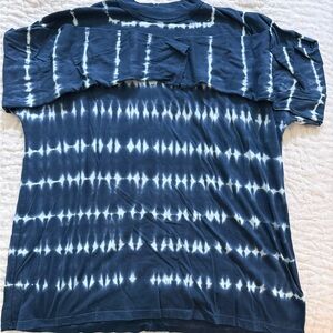 WOMAN’S We The Free Navy and White Long Sleeve Tee